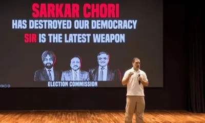  brazilian model  voted 22 times  rahul gandhi drops  h files  on haryana voter fraud