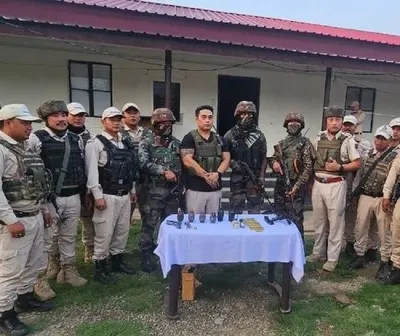 huge cache of weapons recovered in manipur