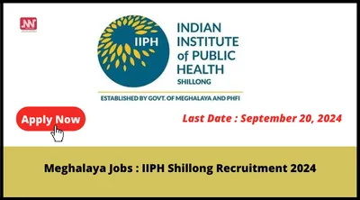 meghalaya jobs   iiph shillong recruitment 2024