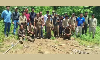 assam  missing 26 member forest team reaches dima hasao s langting safely