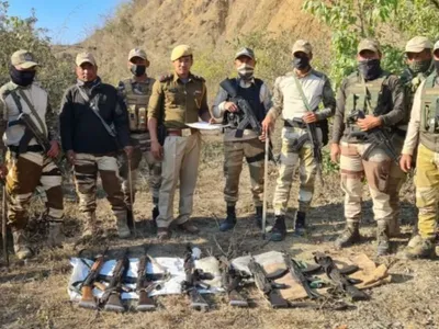 manipur  looted weapons recovered  one militant arrested in thoubal