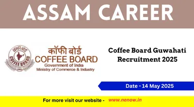 assam career   coffee board guwahati recruitment 2025