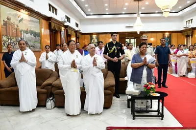 manipur governor graces session conducted by brahma kumaris