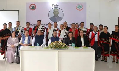 nagaland governor reviews functioning of integrated ayush hospital at chedema