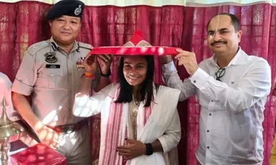 assam s world cup winner uma chetry honoured in bokakhat