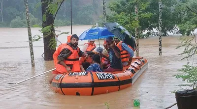 tripura  ndrf rescues over 1 500 flood hit people