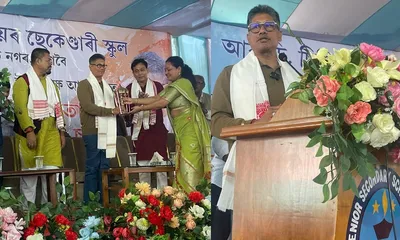  laziness can destroy ambitions   says assam minister pijush hazarika addressing students in digboi