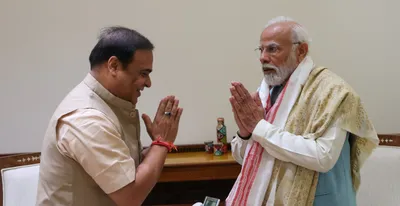 assam cm invites pm modi to lay foundation stone of kamakhya corridor project