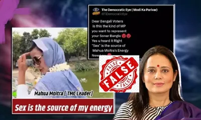 fact check  viral video features mahua moitra discussing  eggs’ as her energy source  not  sex  as claimed