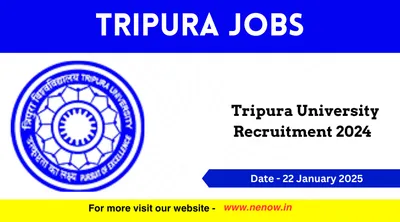 tripura jobs   tripura university recruitment 2024