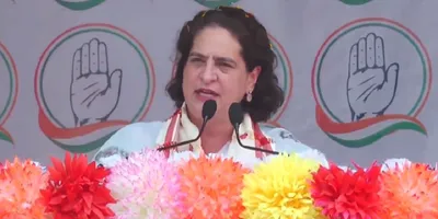 bjp became world’s richest party in ten years  priyanka gandhi in assam