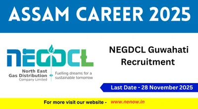 assam career 2025   negdcl guwahati recruitment