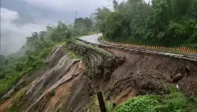 two workers killed in a massive landslide at the mizoram assam railway site