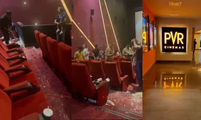 assam  panic at guwahati mall as false ceiling collapses in pvr cinema  injures three during film screening