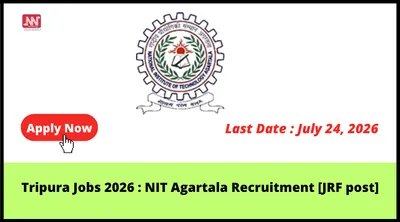 tripura jobs 2026   nit agartala recruitment  jrf post 