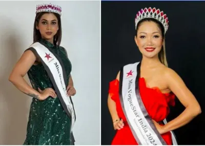 assam’s manisha sharma and arunachal’s duyir ete crowned as voguestar miss india 2024