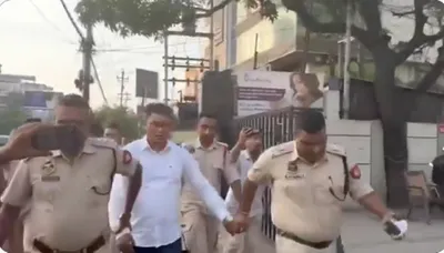 assam  veer lachit sena leader rantu paniphukan arrested mid press briefing in guwahati