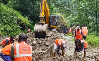 bro restores connectivity to north sikkim amidst challenging conditions