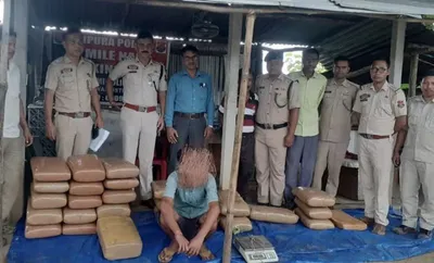 tripura  cannabis worth rs 50 lakh seized in khowai  six arrested