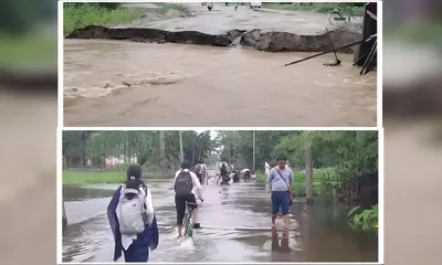 assam  floods ravage daily life in western lakhimpur