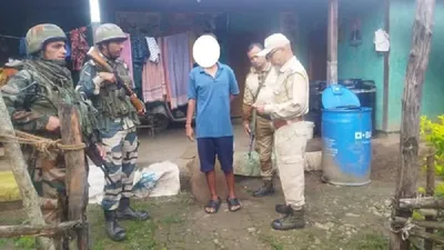 manipur  pla cadre arrested for extortion in imphal west