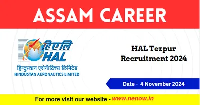 assam career   hal tezpur recruitment 2024