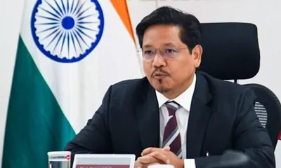 meghalaya cm conrad sangma bats for elected govt in manipur to restore normalcy