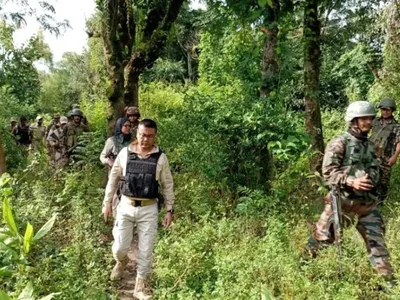 manipur  arms  ammo recovered during rescue operations by security forces