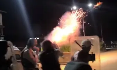 manipur  tear gas fired amid eve teasing protest in imphal west