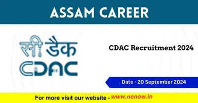 assam career   cdac recruitment 2024