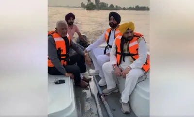 punjab ministers face backlash for discussing luxury cruises while inspecting floods