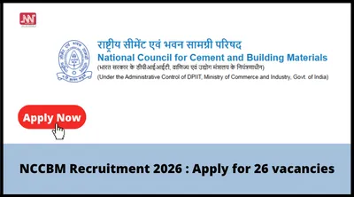 nccbm recruitment 2026   apply for 26 vacancies