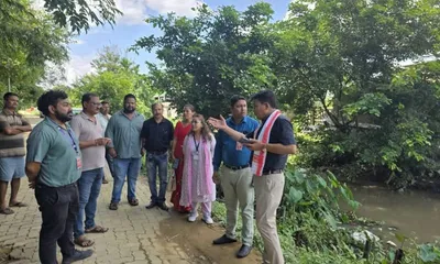 assam  flooded localities push municipality  iocl  mla into action in digboi