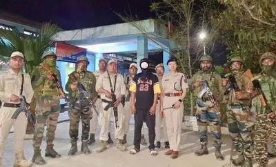 manipur police arrest militants involved in extortion in imphal