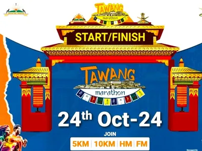 tawang marathon at 9 000 ft  awaits all for lifetime experience