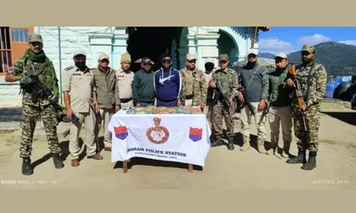 manipur police seize 18 2 kg opium  arrest two traffickers from assam