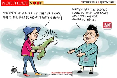 northeast nook  cartoon by nituparna rajbongshi  october 12  2025
