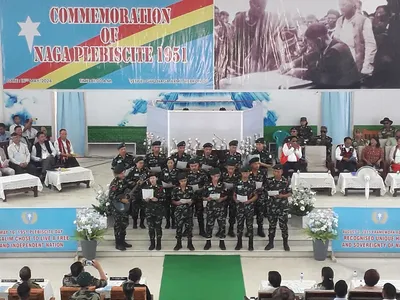 nagaland  nscn  im  commemorates 74th naga plebiscite day at camp hebron