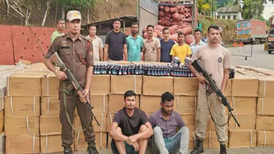 assam  cough syrup bottles worth rs 2 18 crore in karimganj