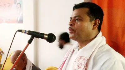 assam  bjp leader ashok sarma gets show cause notice for criticizing govt