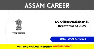 assam career   dc office hailakandi recruitment 2024