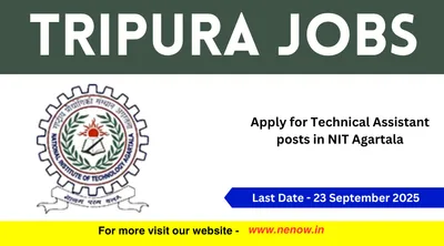 tripura jobs   apply for technical assistant posts in nit agartala