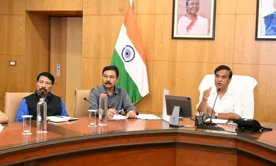 assam  cm sarma reviews readiness for  sewa saptah 