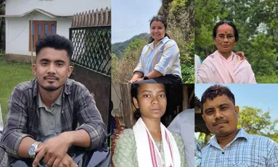 assam floods  four of a family go missing after being swept away in charaideo