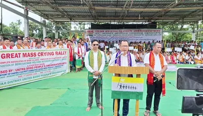 assam  bodo groups demand full implementation of peace accord  bkwac elections