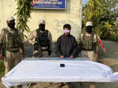 manipur  kcp pwg cadre arrested in imphal