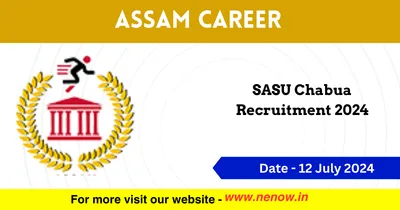 assam career   sasu chabua recruitment 2024