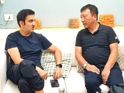 sikkim minister meets gautam gambhir  plans to make state a sports hub