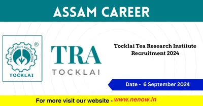 assam career   tocklai tea research institute recruitment 2024