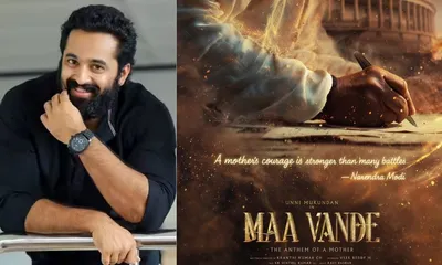 unni mukundan to portray pm modi in new biopic ‘maa vande 